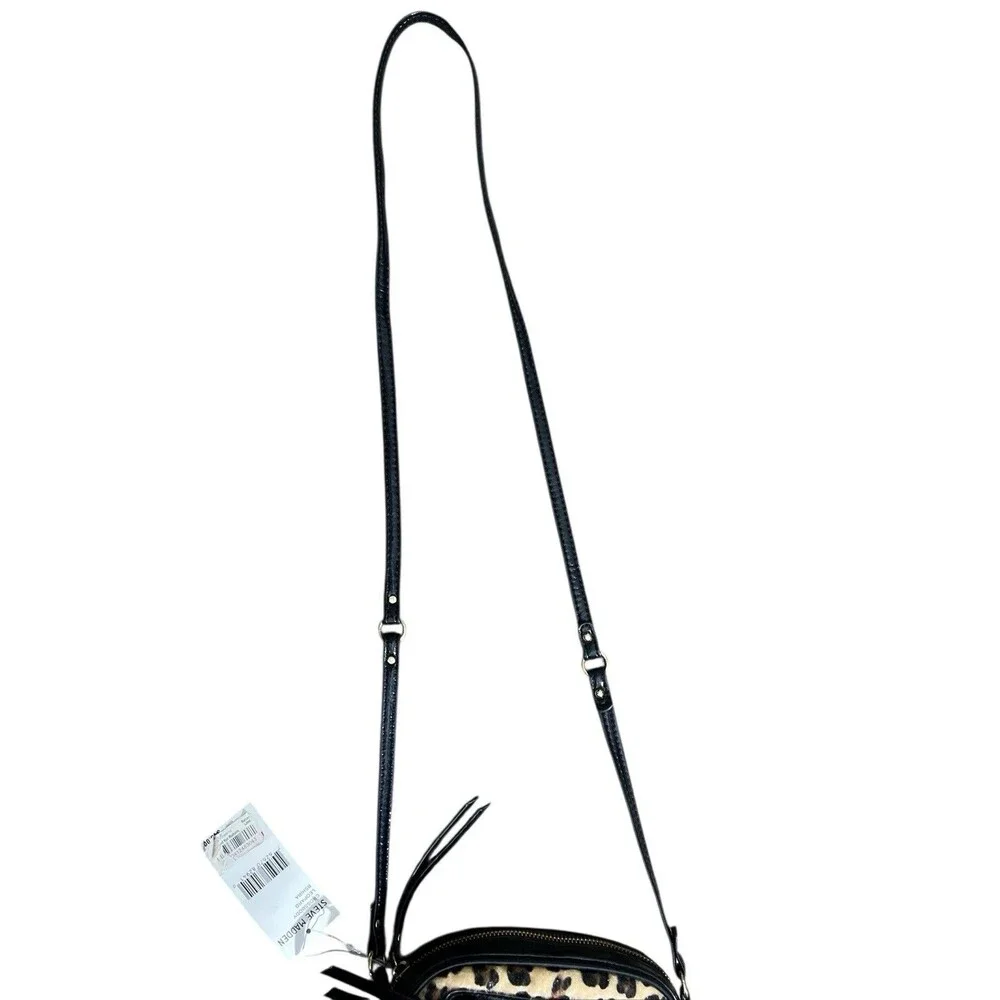 Leopard Print Steve Madden Crossbody Handbag New W Defects